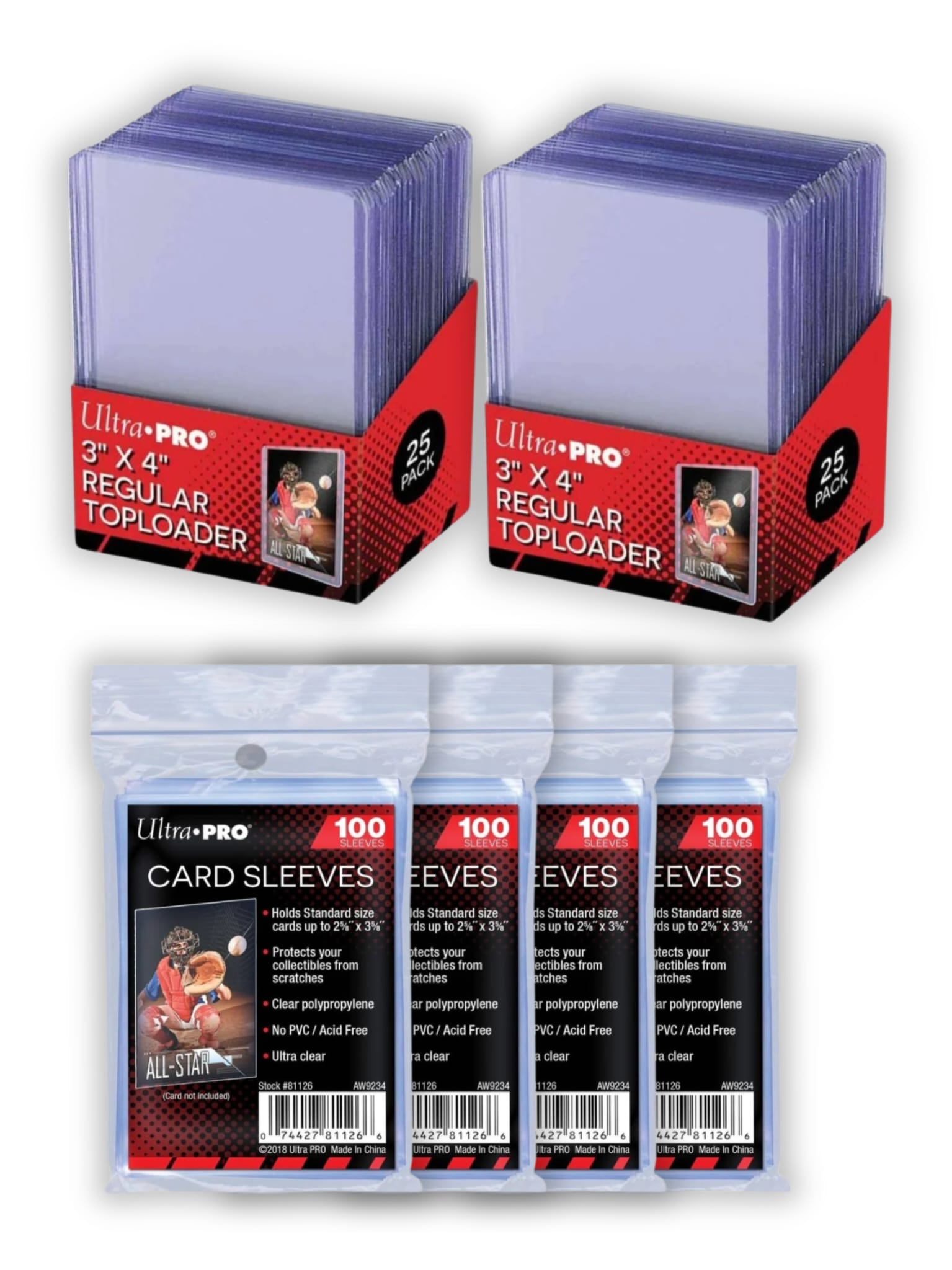 Ultra Pro Card Supplies Bundle | Toploaders & Penny Sleeves for Tradin The Sports Hobby Shop Ultra Pro Card Supplies Bundle | Toploaders & Penny Sleeves for Tradin The Sports Hobby Shop