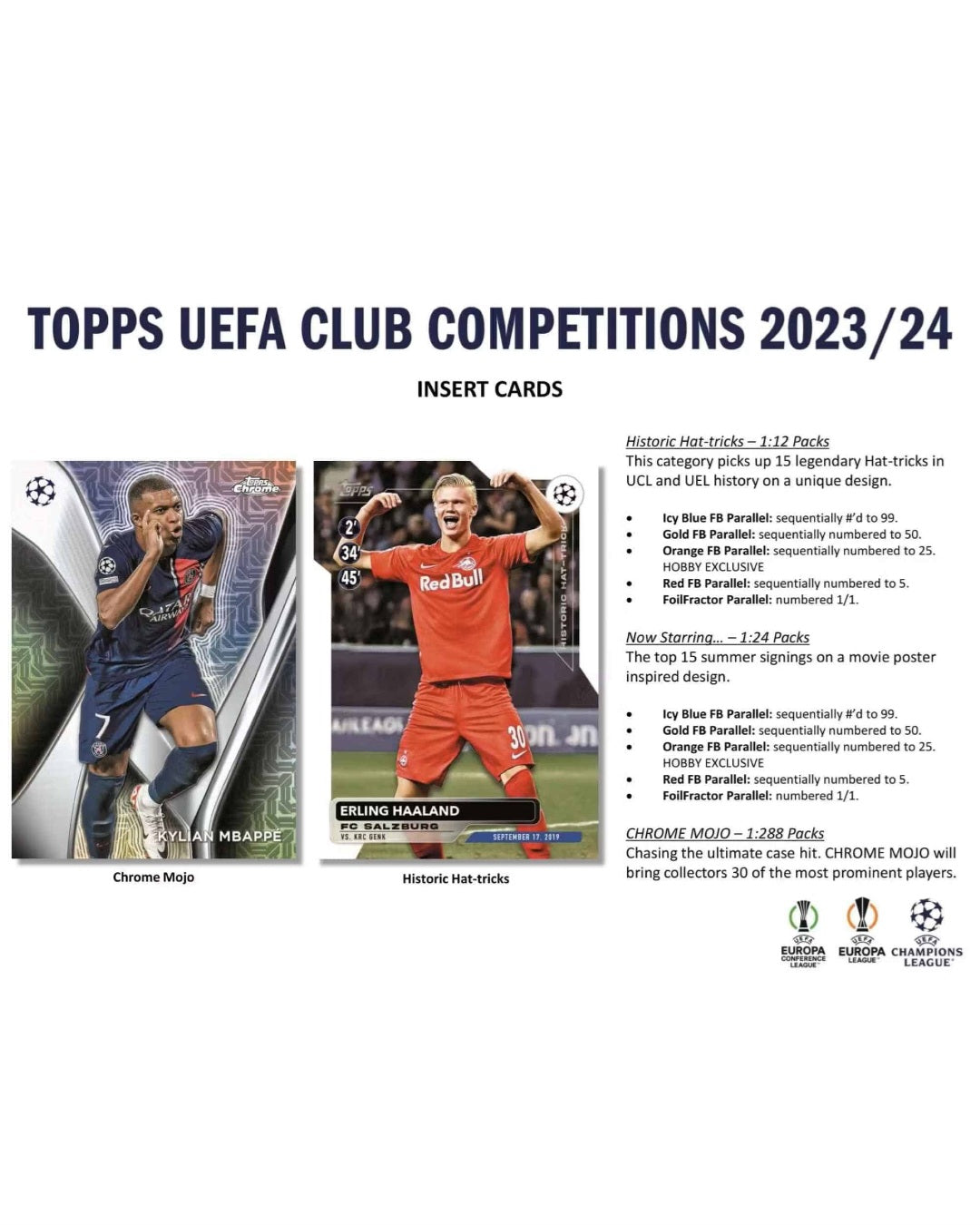 23-24 Topps Uefa Club Competitions Hobby Box