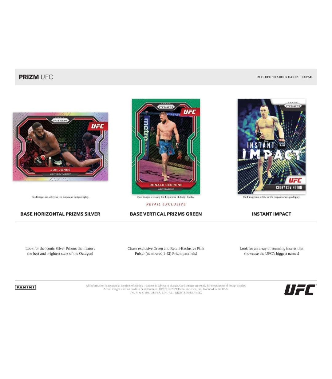 2021 Panini Prizm UFC Retail Pack