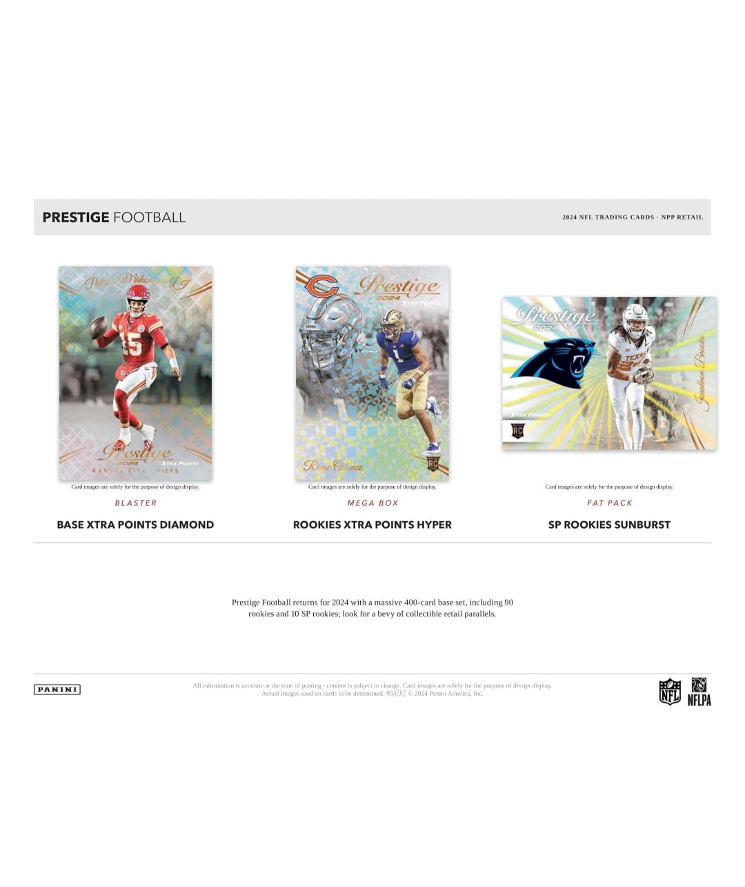 2024 Panini Prestige NFL Football Blaster Box