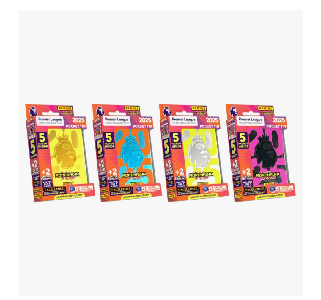 Panini Premier League Adrenalyn XL 2025 Pocket Tin