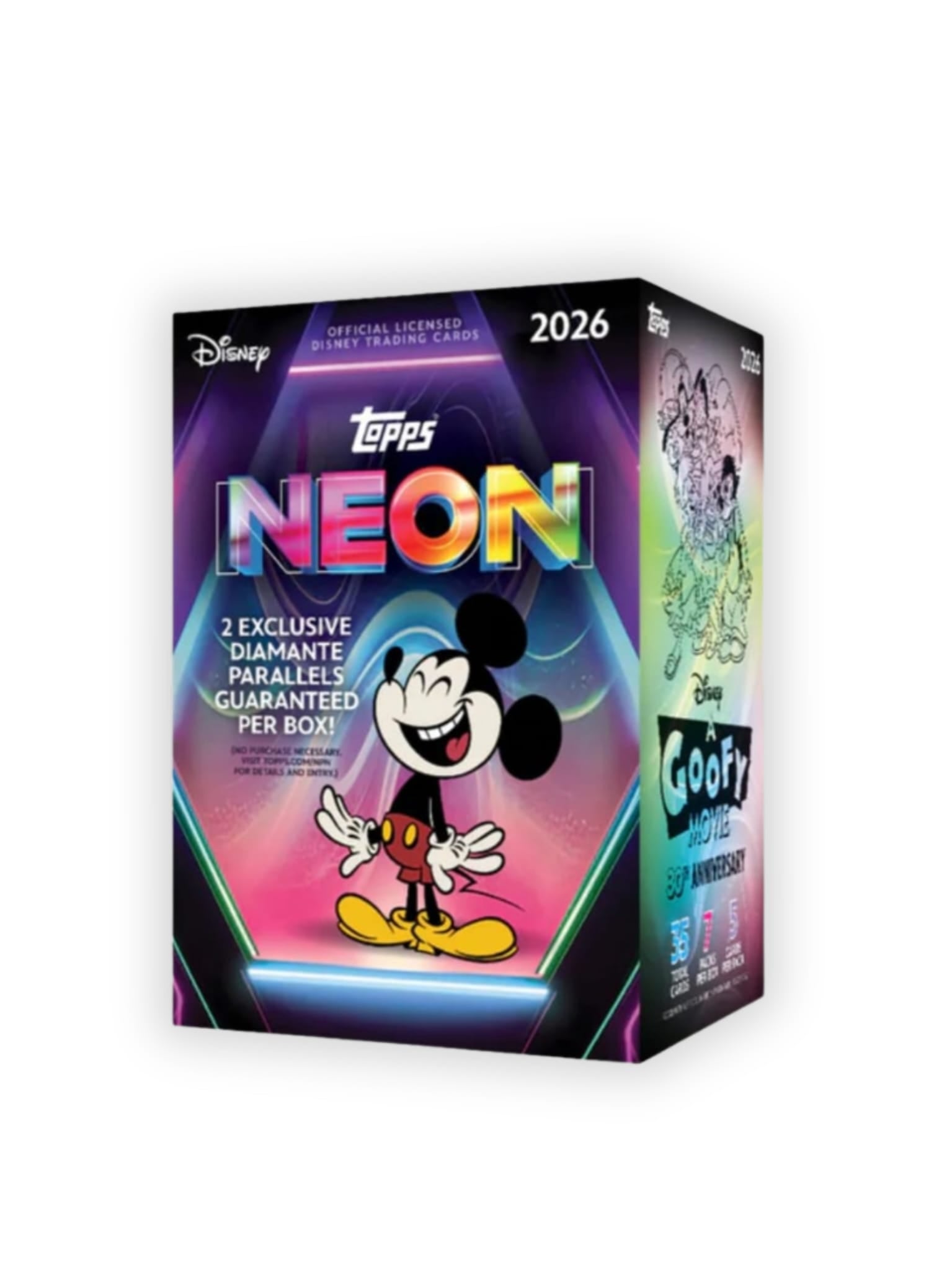2026 Topps Disney Neon Value Box | Disney Cards Ireland – The