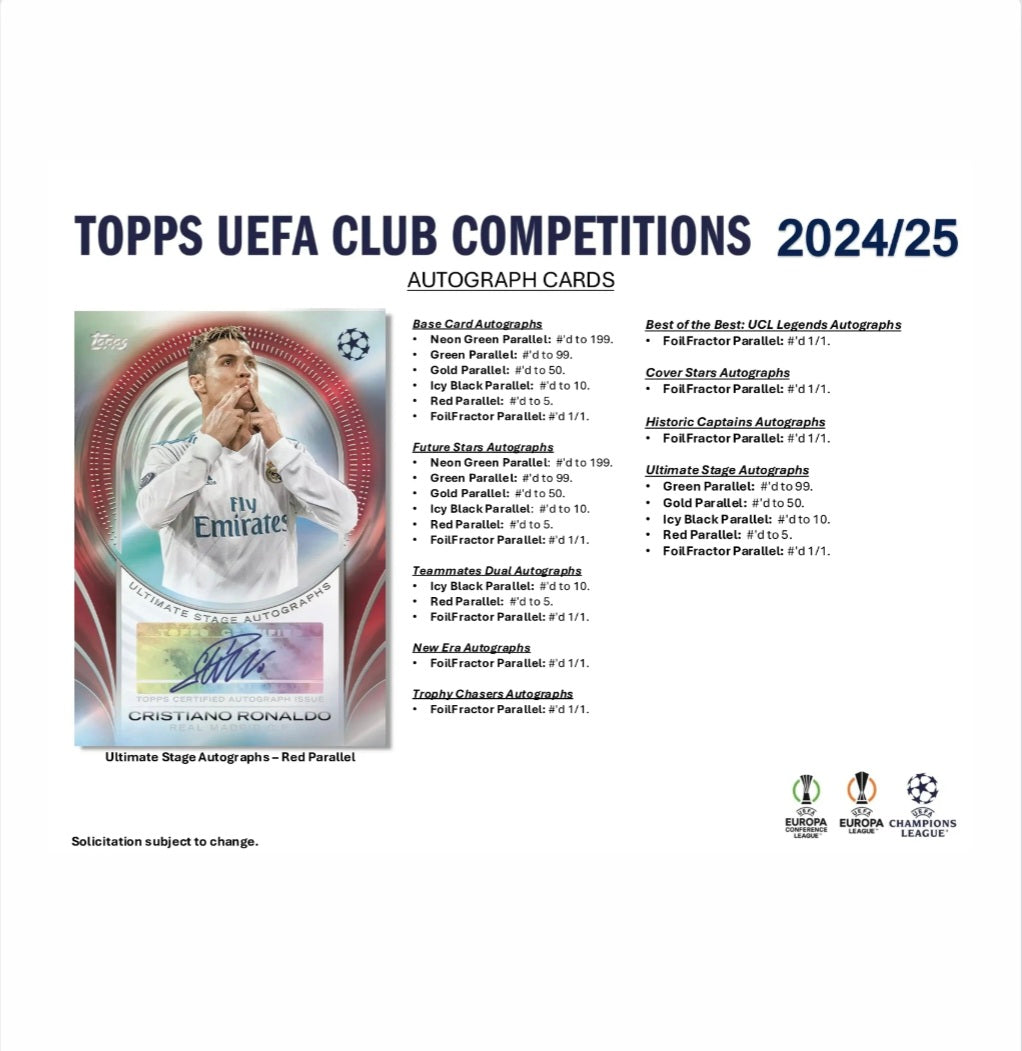 24-25 Topps UCC Flagship Hanger Box