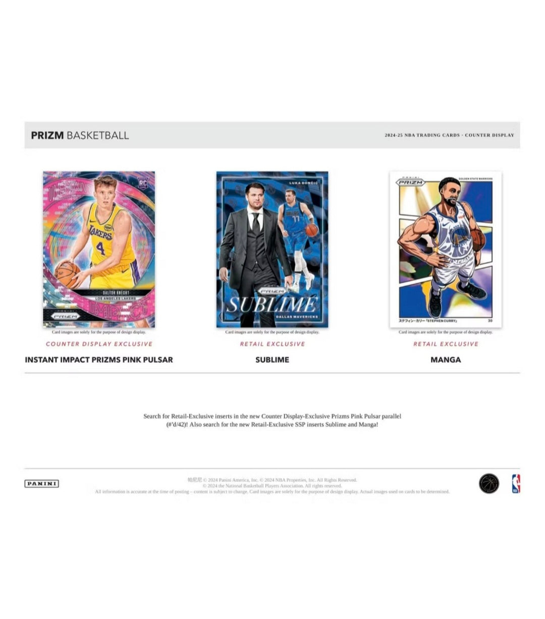 24-25 Panini Prizm NBA Retail Single Pack