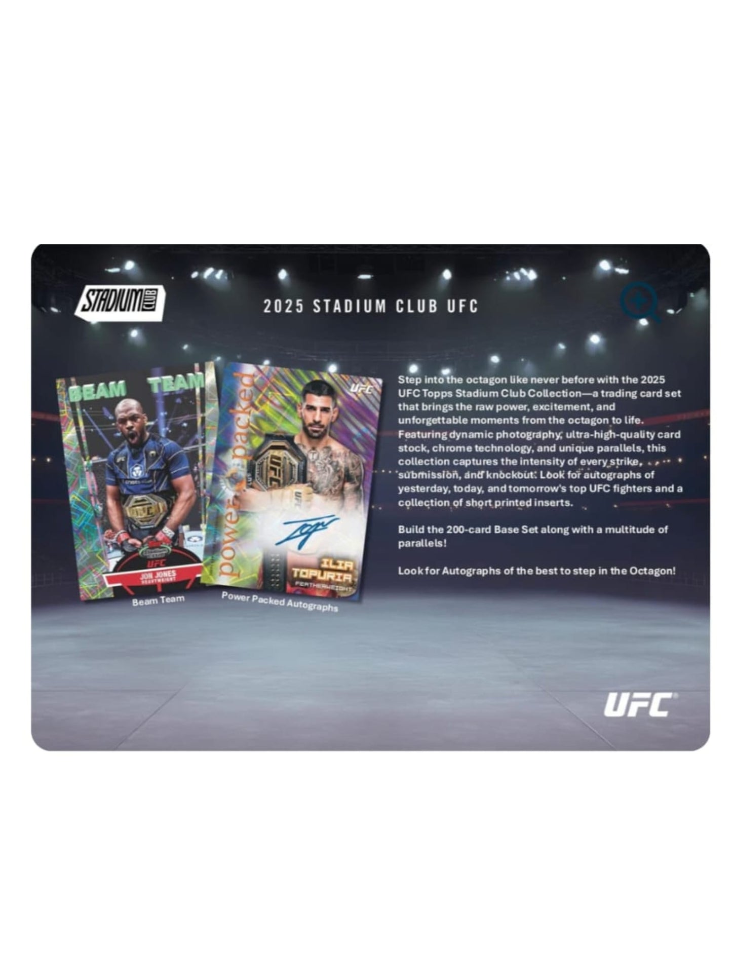 2025 Topps Stadium Club Chrome UFC Value Box