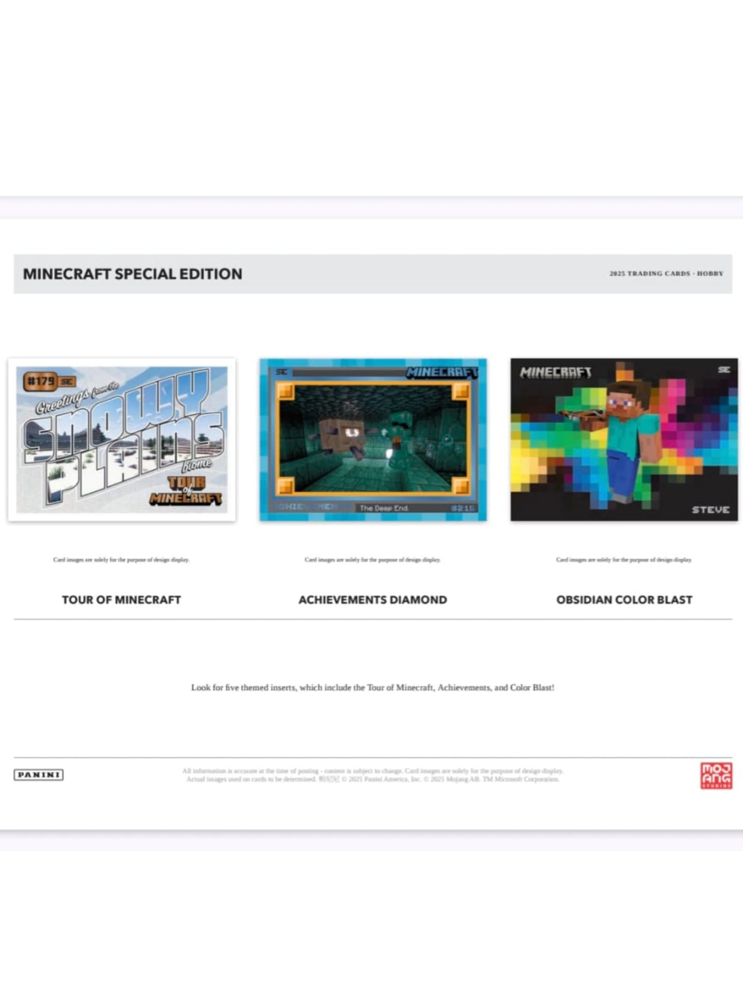 Panini Minecraft Special Edition Hobby Box