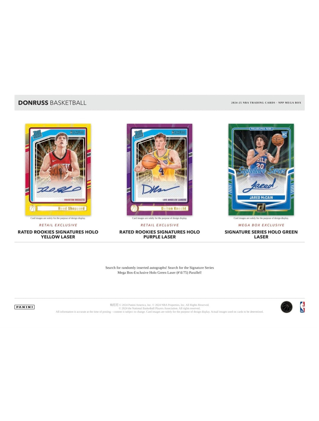 24-25 Panini Donruss NBA Basketball Mega-Box