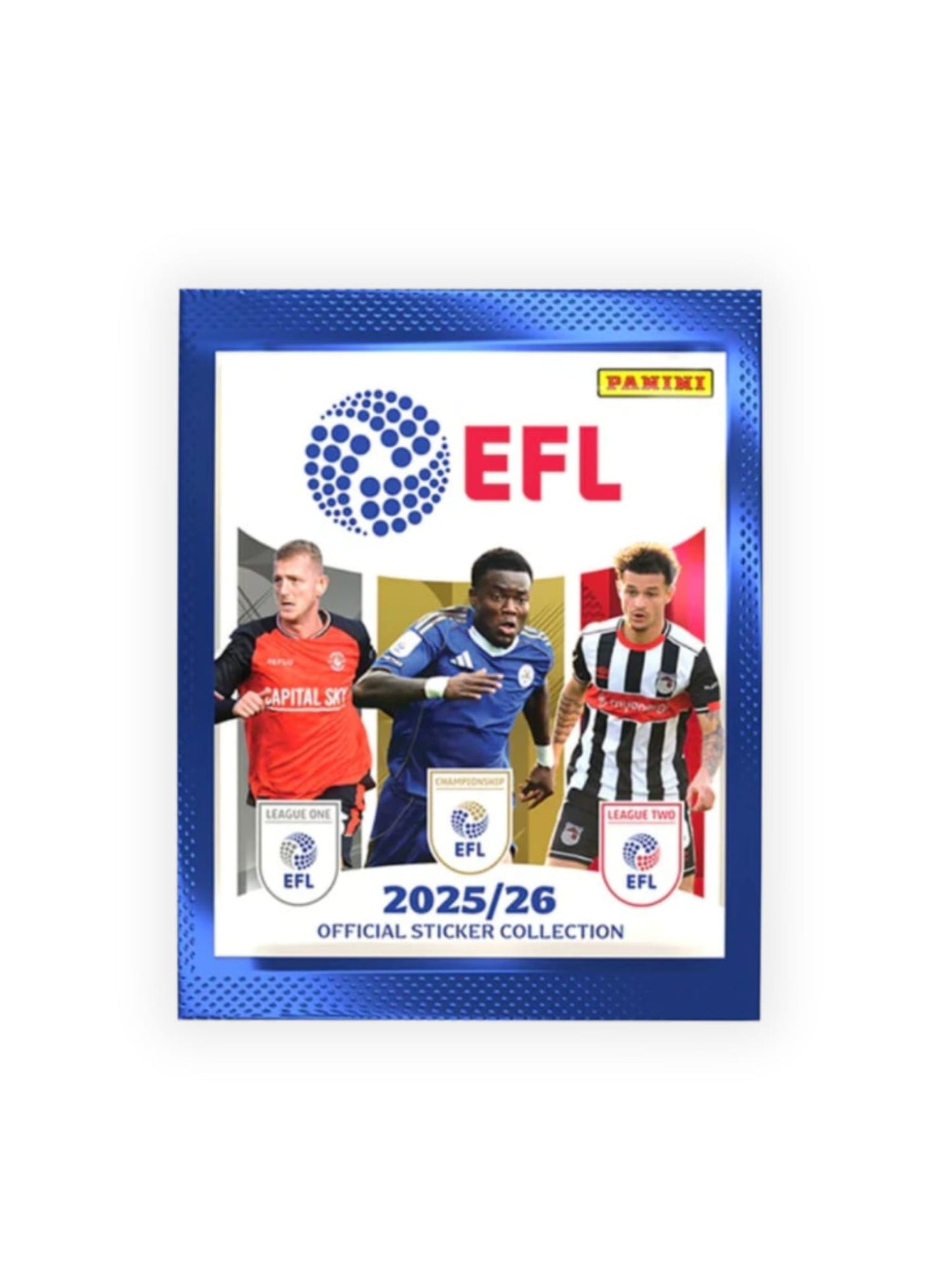 25-26 Panini EFL Sticker Collection Pocket Tin