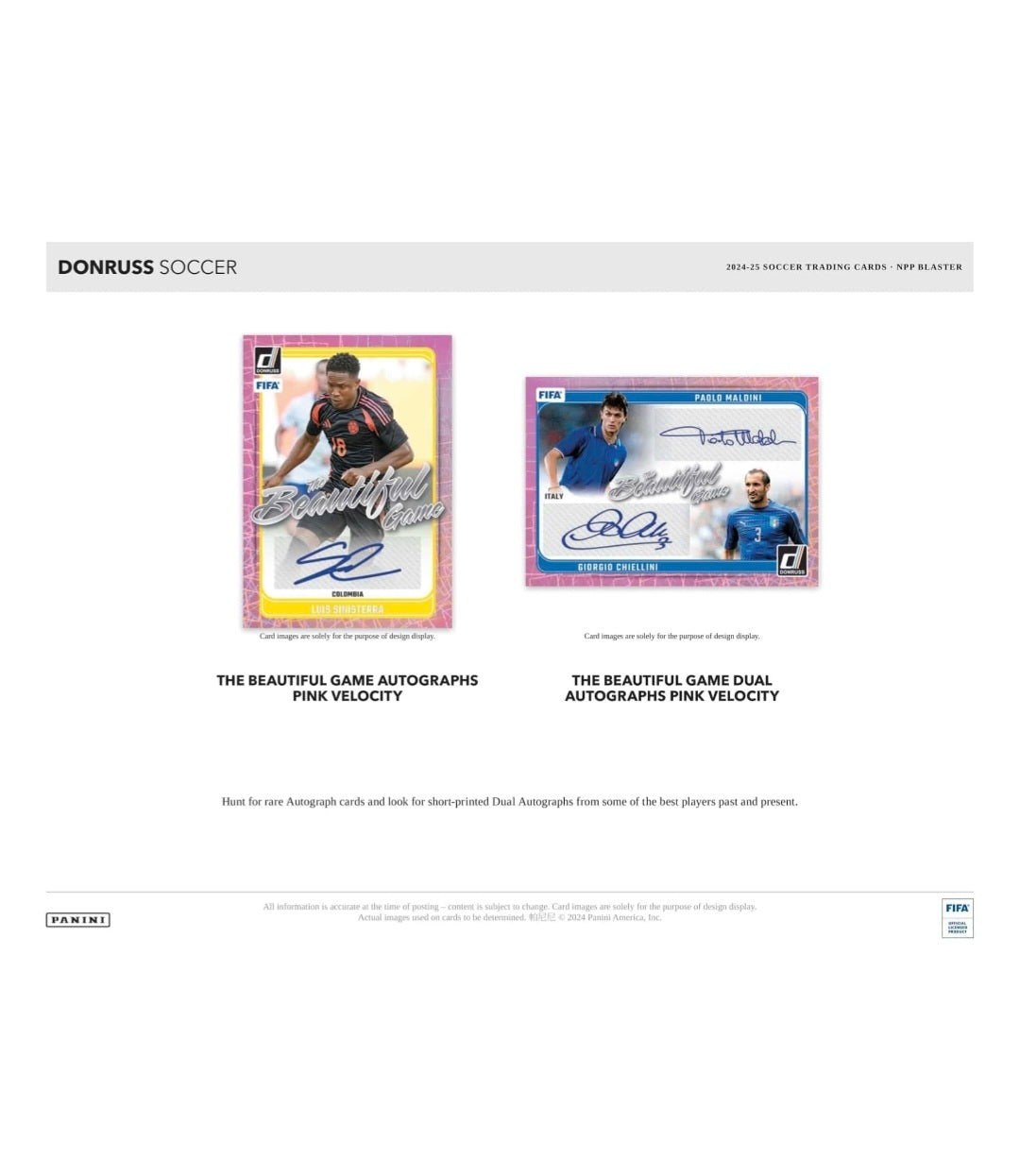 24-25 Panini Donruss Soccer Blaster Box