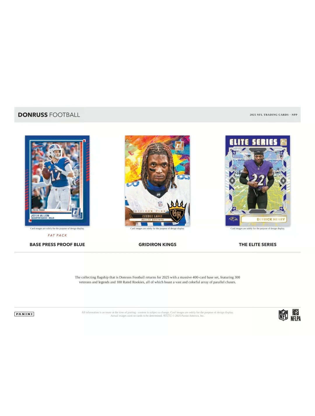 2025 Panini Donruss NFL Retail Single Pack