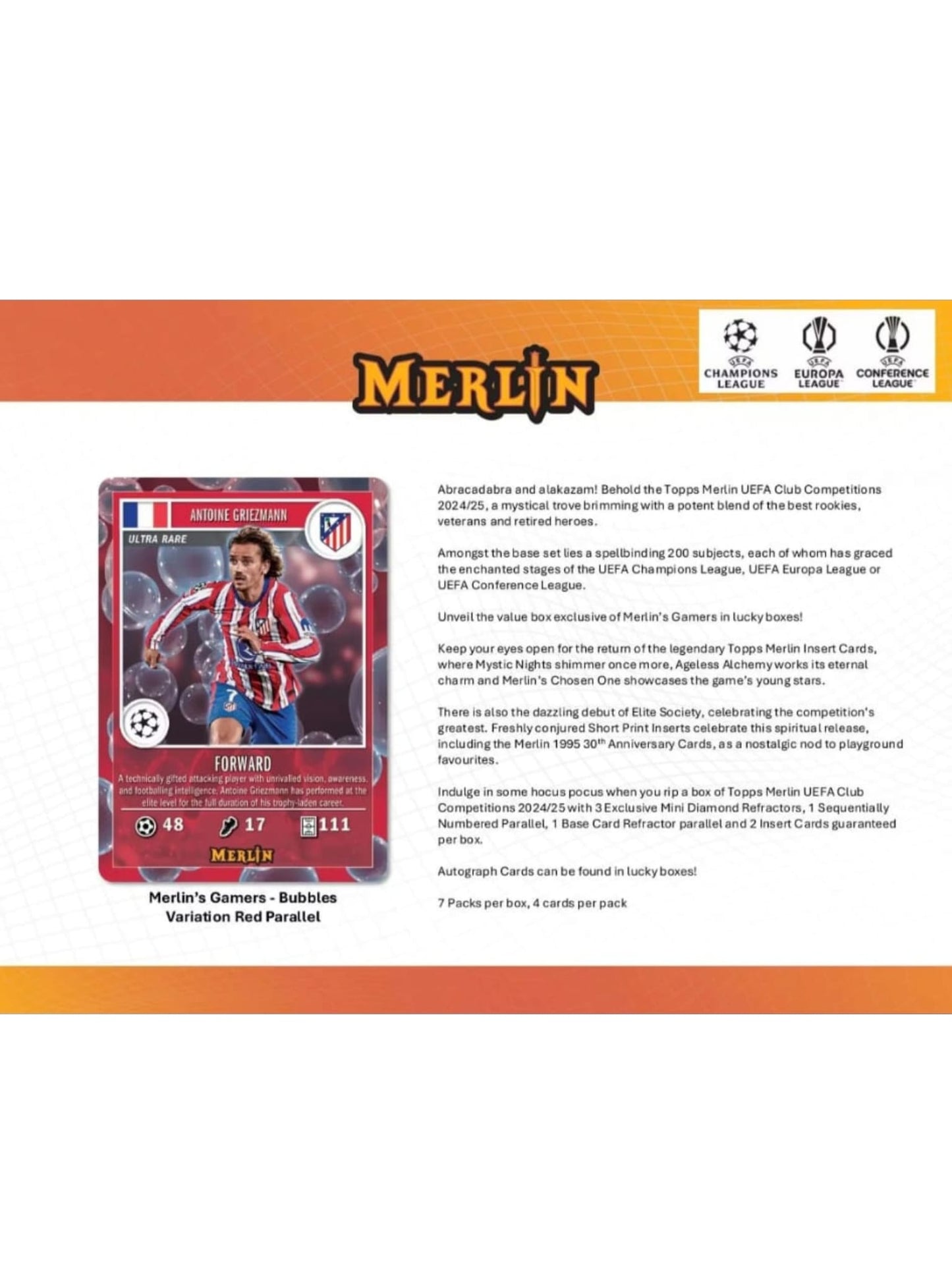 24-25 Topps Merlin UCC Value Box