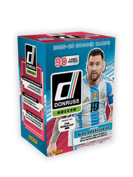 25-26 Panini Donruss FIFA Road to the World Cup Blaster Box | World Cup Trading Cards Ireland Lionel Messi 