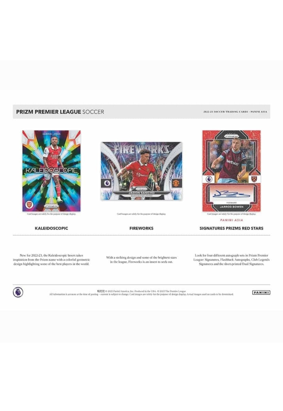 22-23 Panini Prizm Premier League H2 