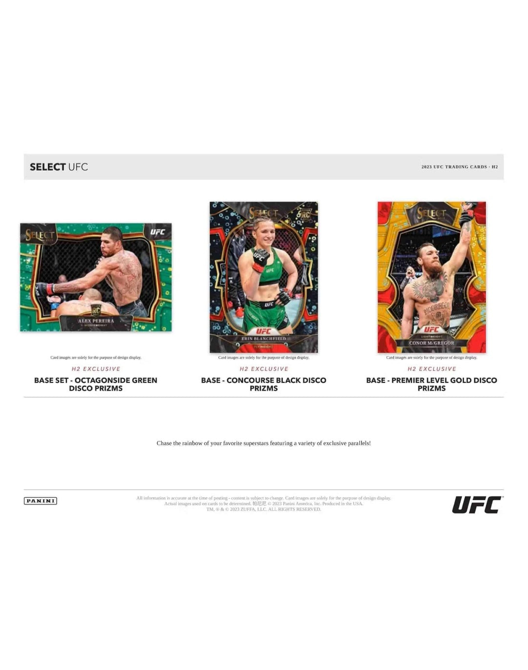 2023 Panini Select UFC H2 Hobby Box