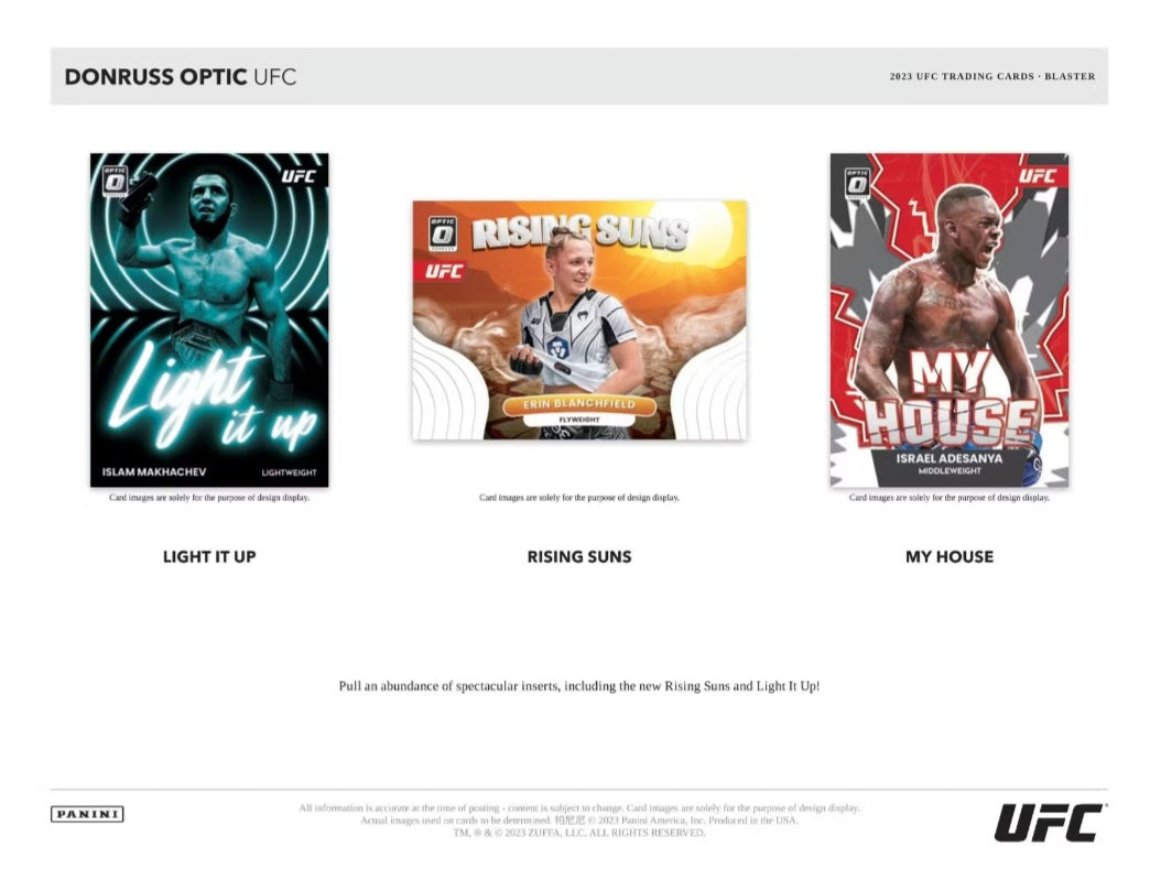 2023 Donruss Optic UFC Blaster Box 