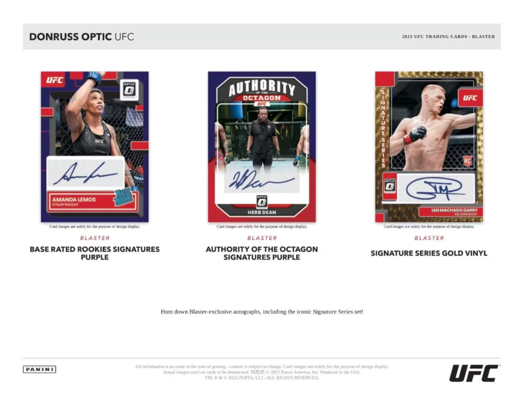 2023 Donruss Optic UFC Blaster Box 