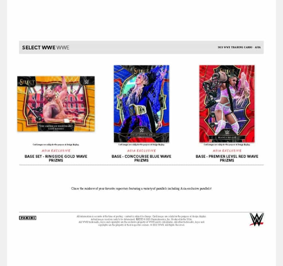 2023 Panini Select WWE Tmall Box 