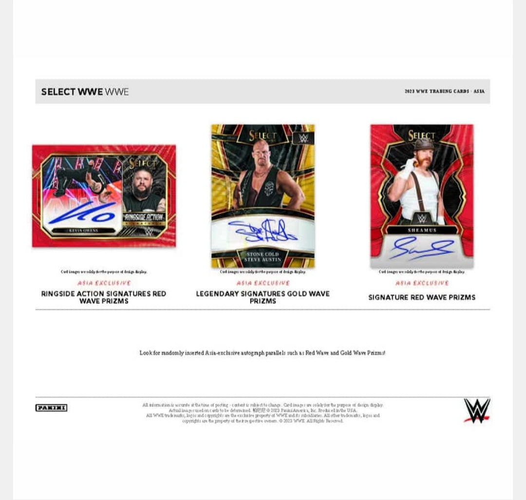 2023 Panini Select WWE Tmall Box 