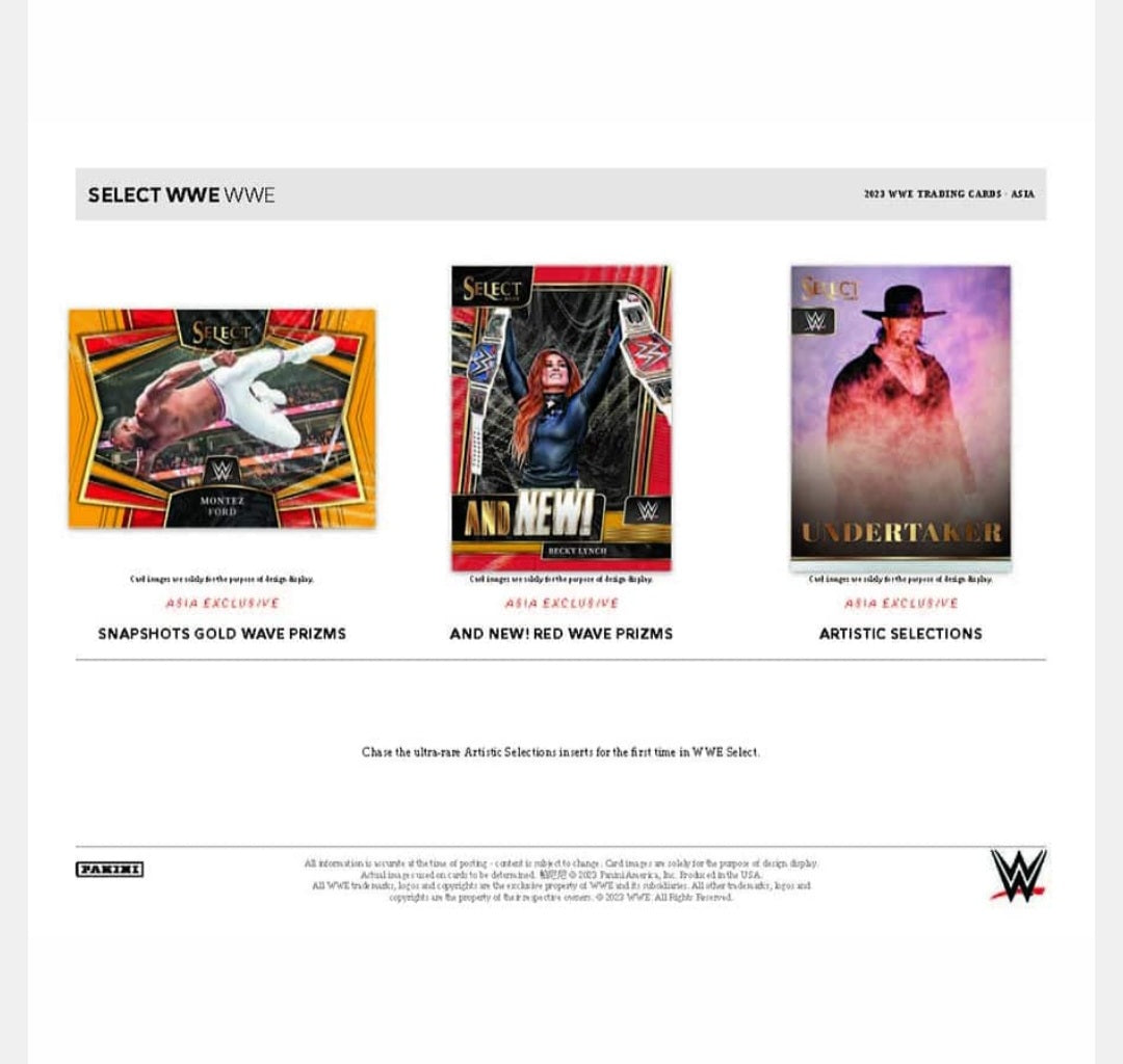 2023 Panini Select WWE Tmall Box 