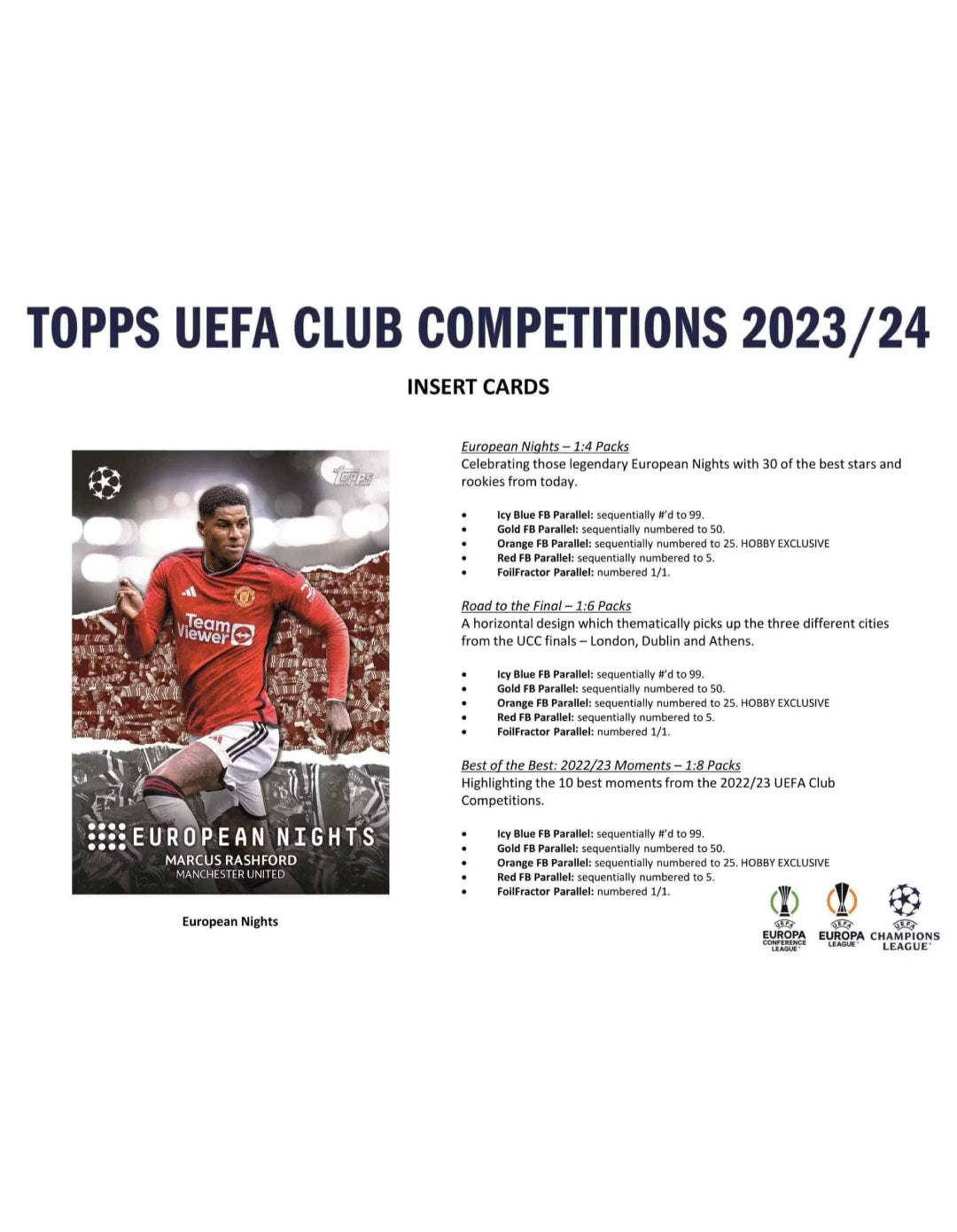 23-24 Topps Uefa Club Competitions Hobby Box 