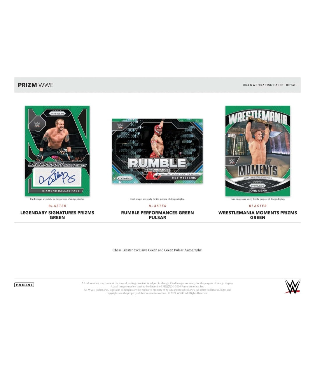 2024 Panini Prizm WWE Blaster Box 