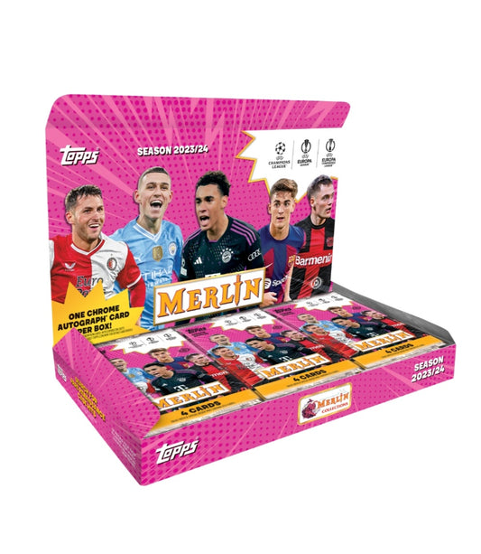 23-24 Topps Merlin Soccer Hobby Box 