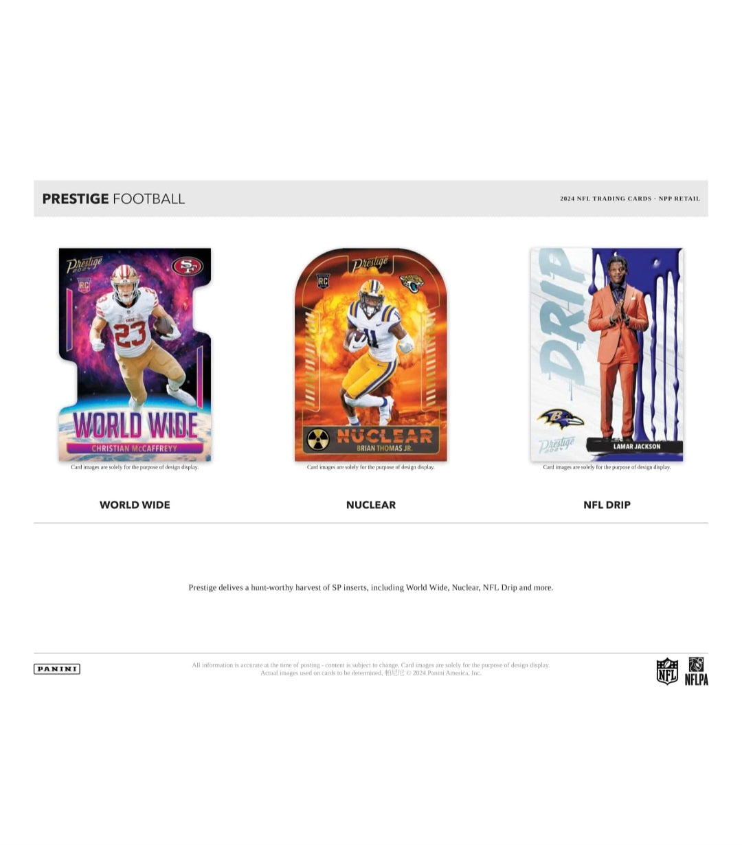 2024 Panini Prestige NFL Football Blaster Box 