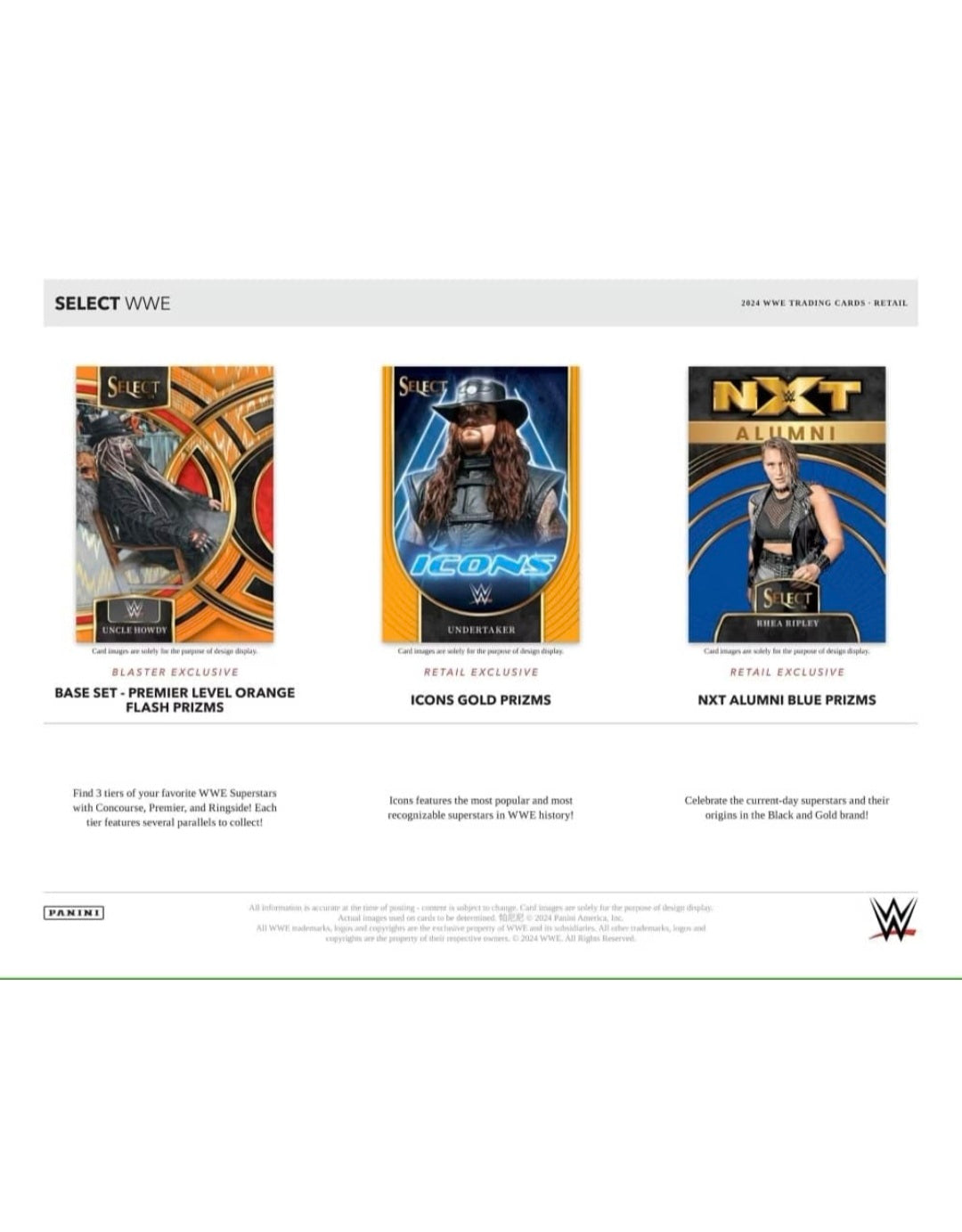 2024 Panini Select WWE Blaster Box 