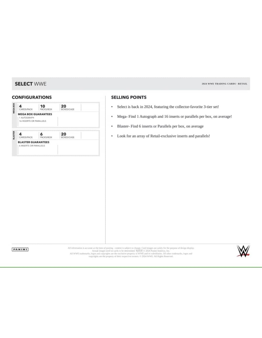 2024 Panini Select WWE Blaster Box 