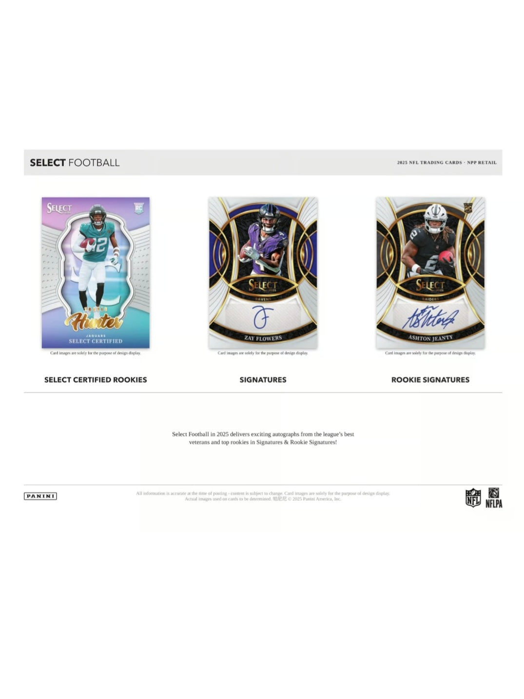 2025 Panini Select NFL Mega Box