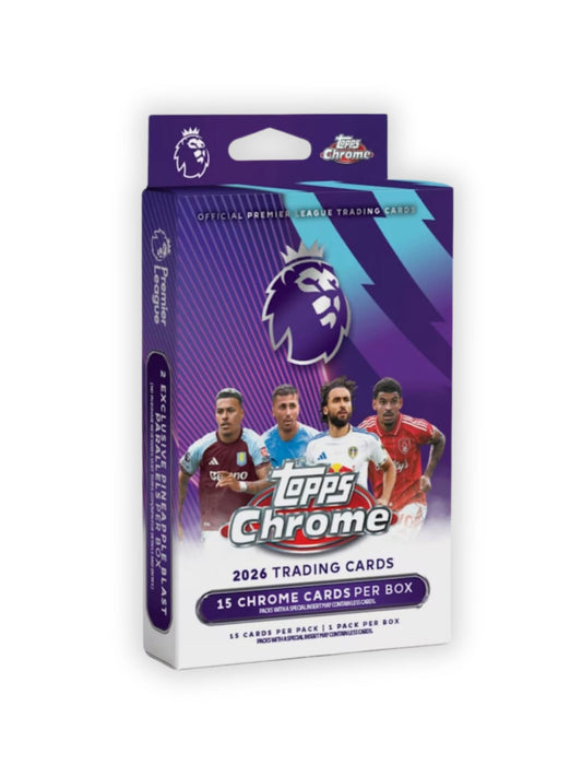2026 Topps Chrome Premier League Hanger Box