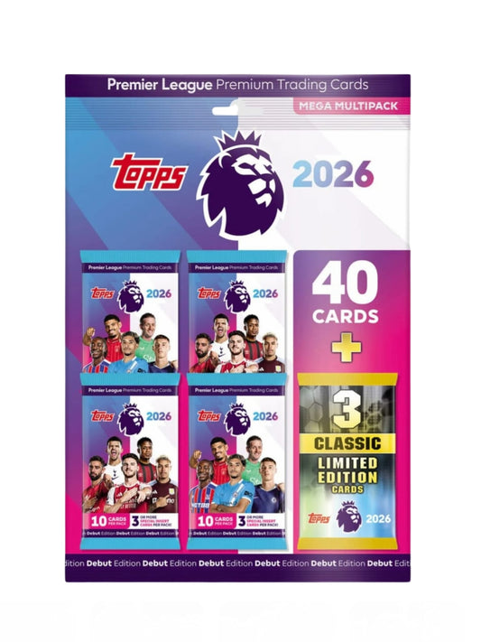 2026 Topps Premier League Debut Edition Mega Multipack 