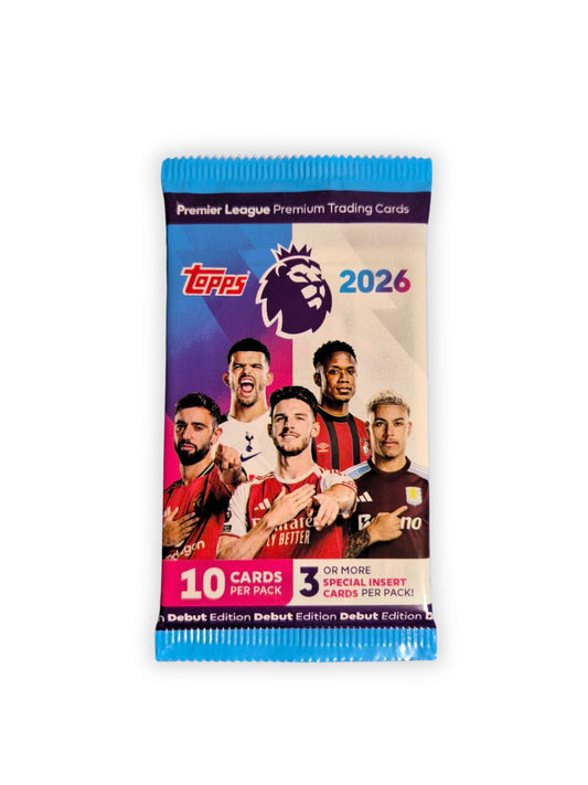 2026 Topps Premier League Debut Edition Single Pack