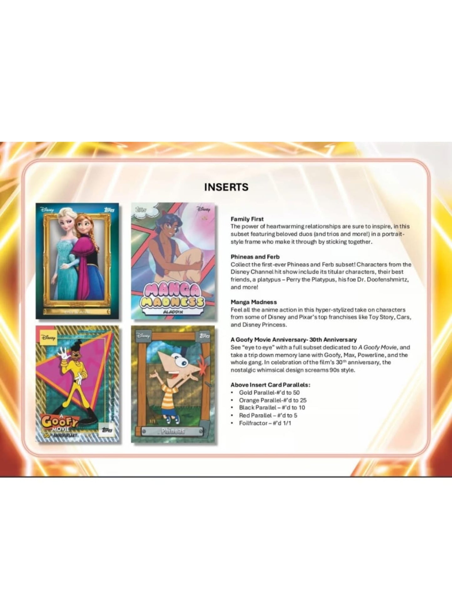 2026 Topps Disney Neon Value Box