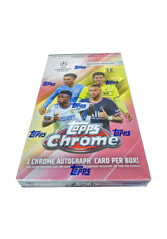 21-22 Topps Chrome UCL Hobby Box 