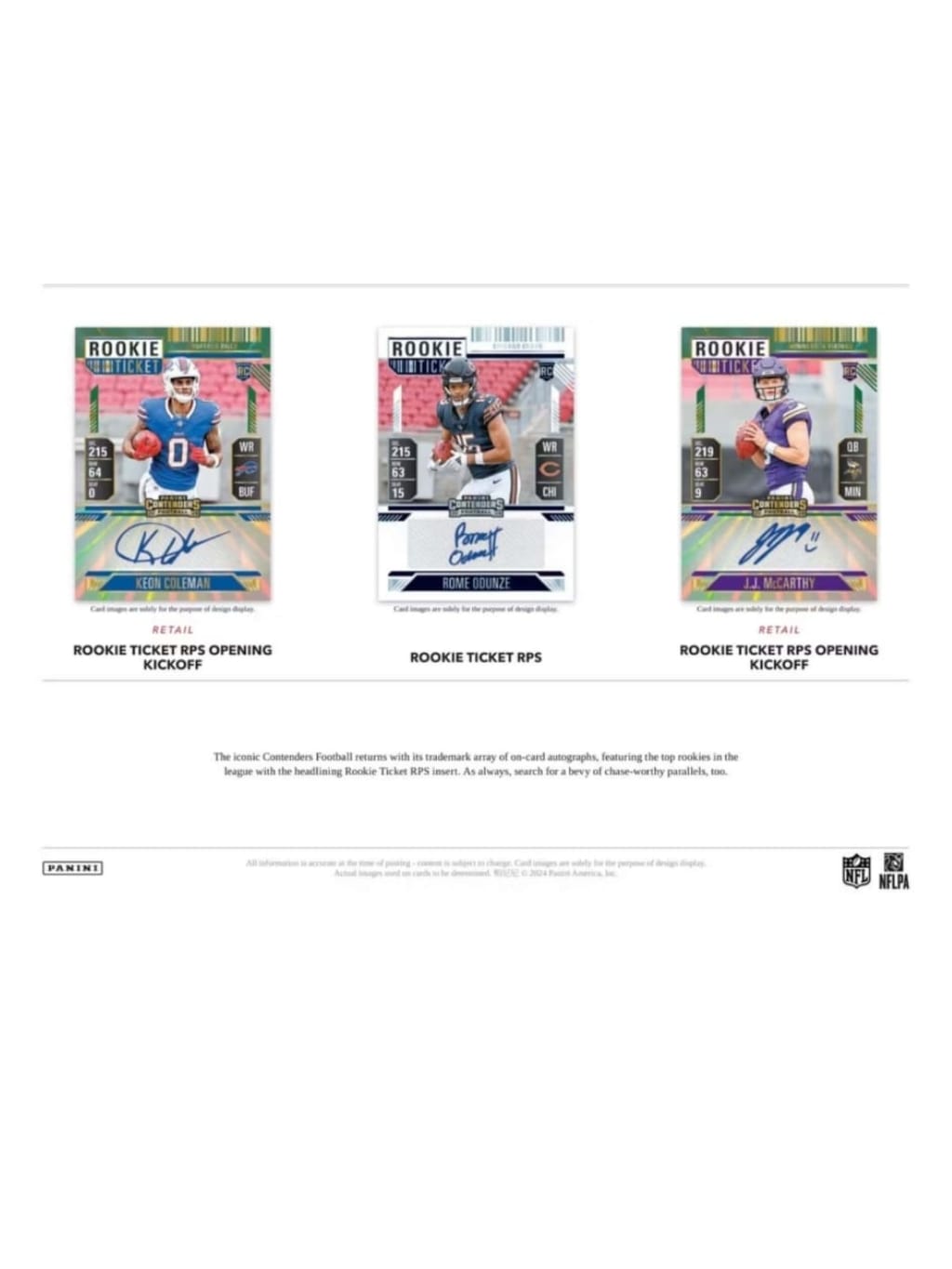 2024 Panini Contenders NFL Football Mega Box