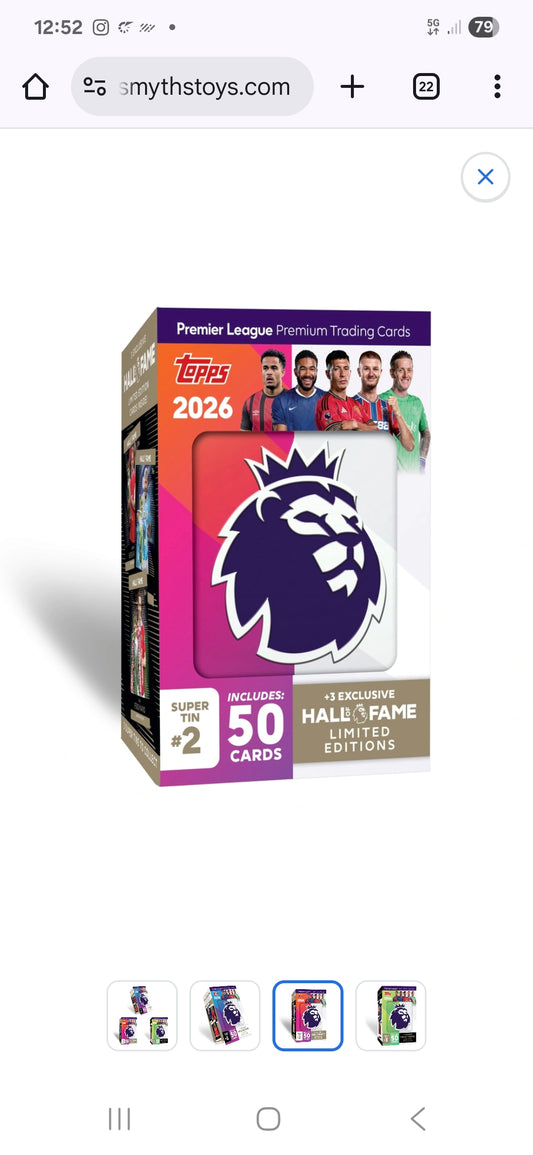 2026 Topps Premier League Debut Edition Super Tin #2