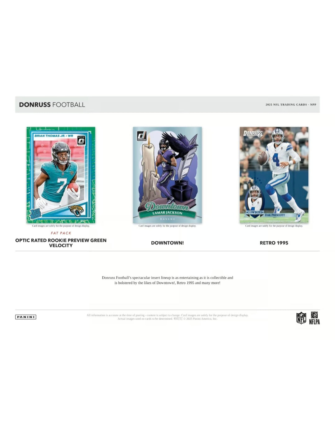 2025 Panini Donruss NFL Blaster Box