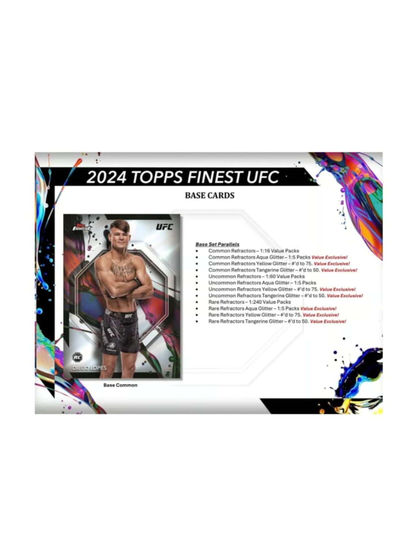 2024 Topps Finest UFC Value Box