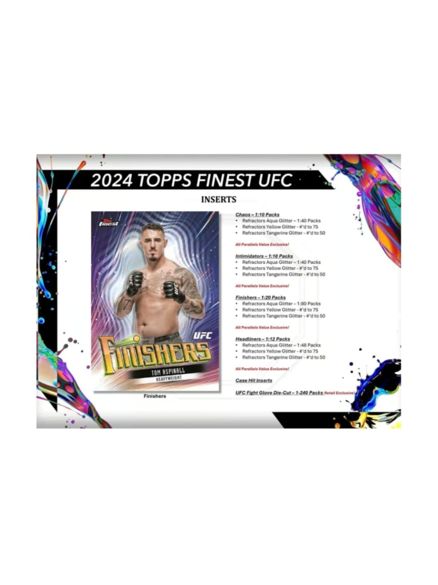 2024 Topps Finest UFC Value Box