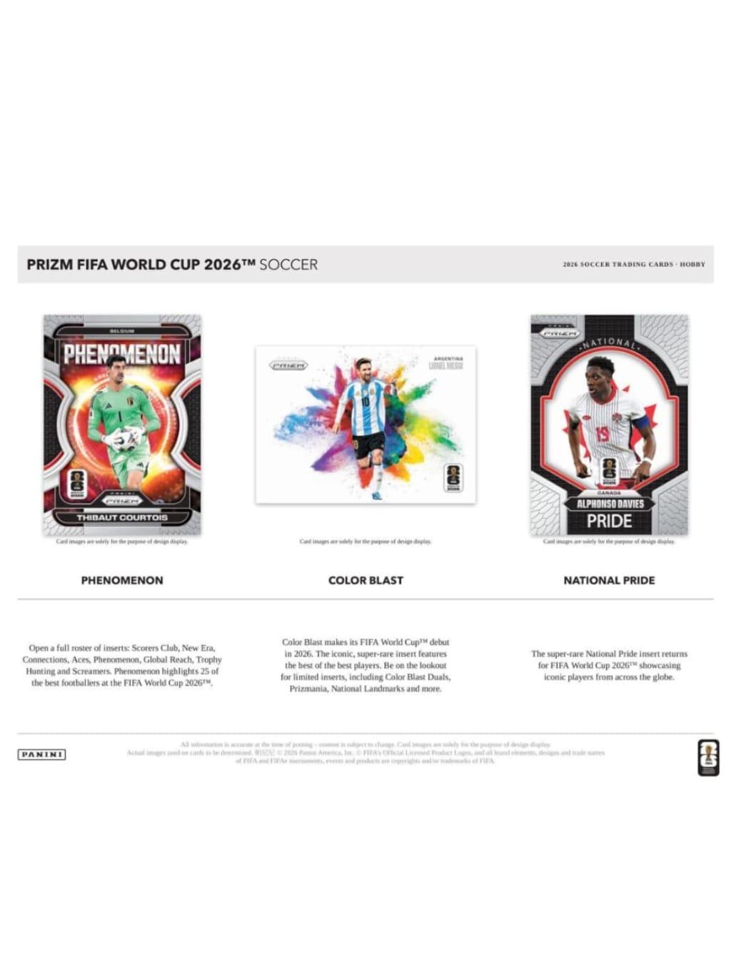 2026 Panini Prizm FIFA World Cup Hobby Box