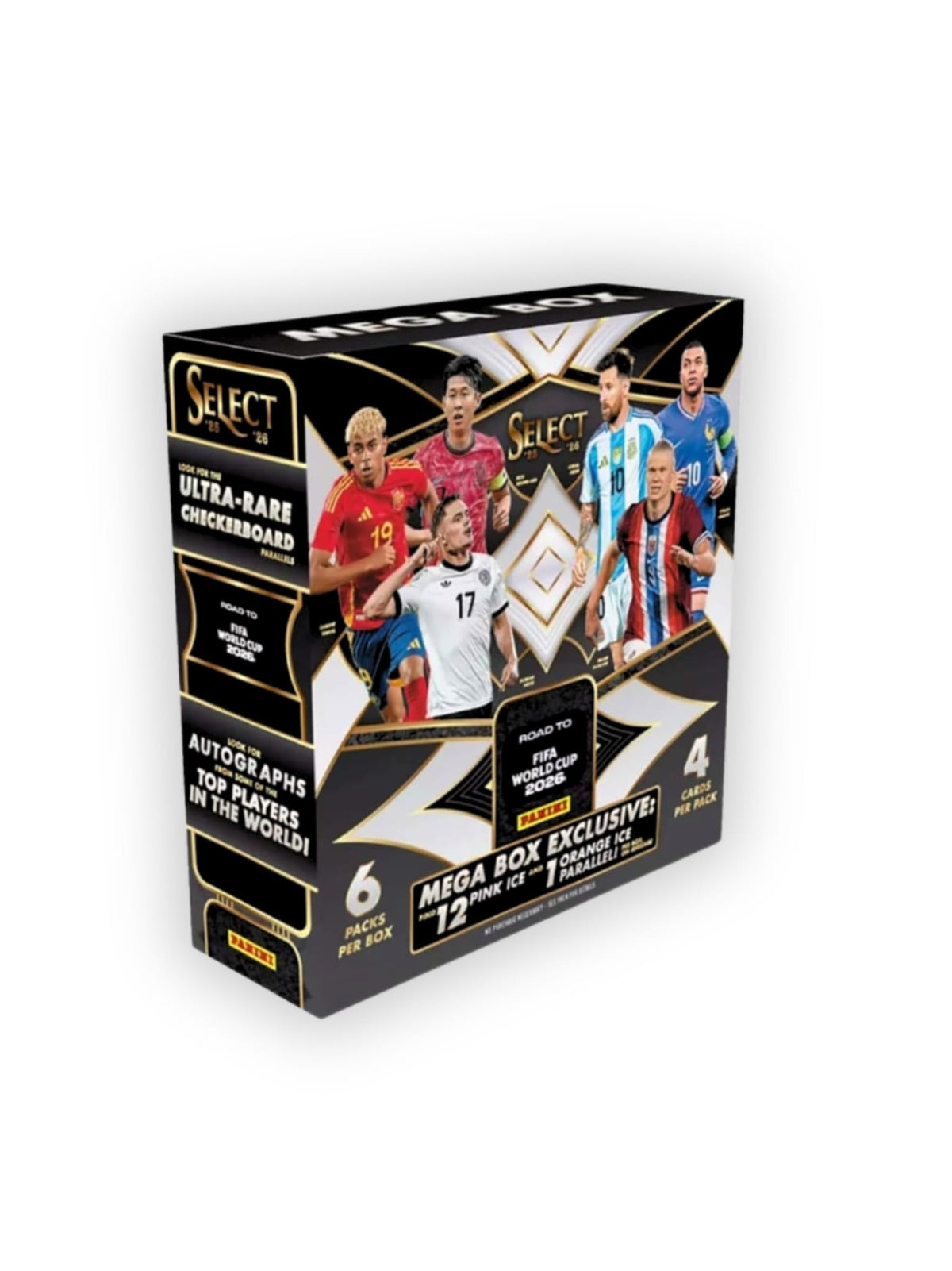 2026 Panini Select Road To The FIFA World Cup Mega Box