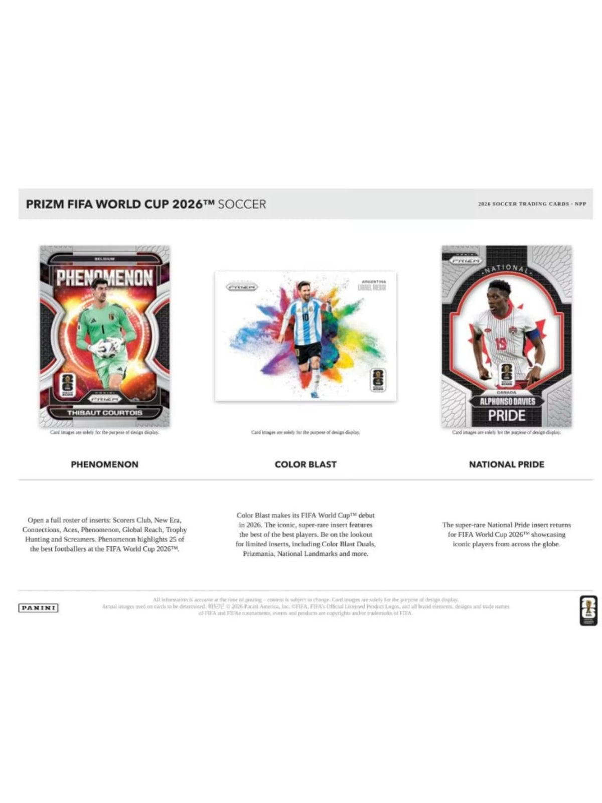 2026 Panini Prizm FIFA World Cup Mega Box