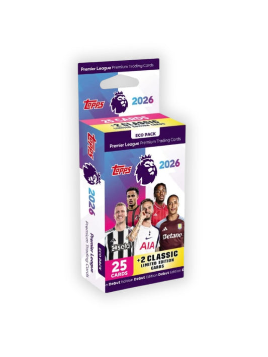 2026 Topps Premier League Debut Edition Eco Pack 