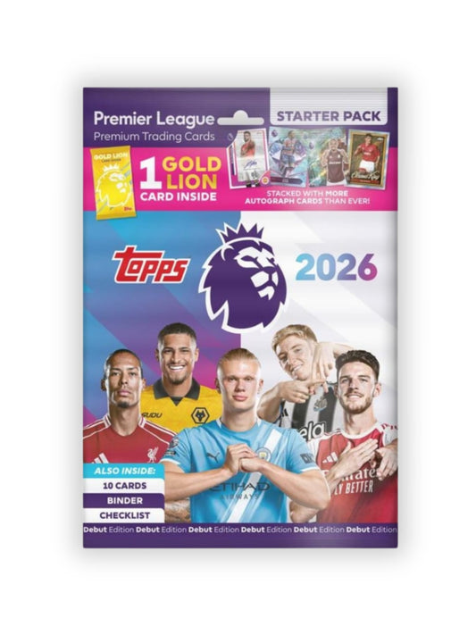 2026 Topps Premier League Debut Edition Starter Pack 