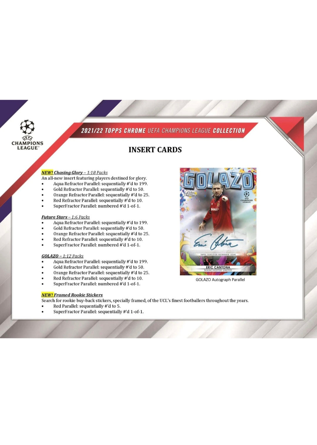 21-22 Topps Chrome UCL Hobby Box
