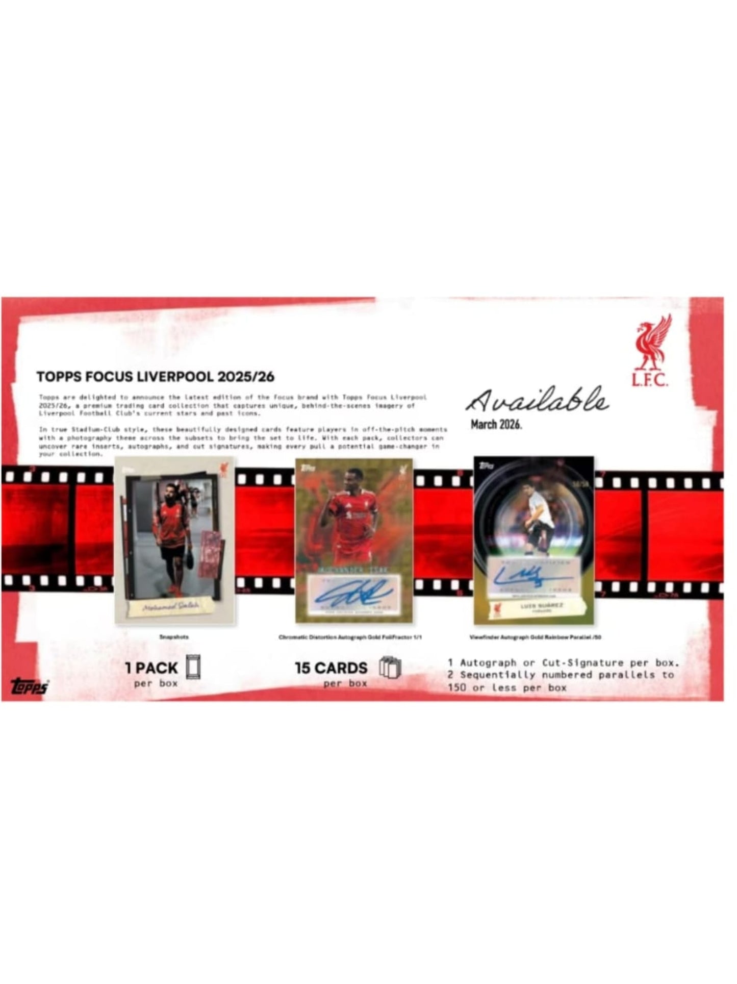 2026 Topps Liverpool Focus Hobby Box