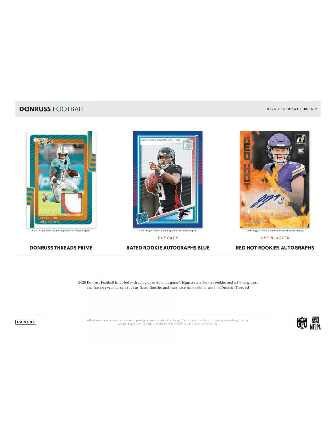 2025 Panini Donruss NFL Blaster Box