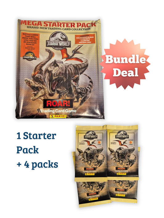 Jurassic World ROAR Trading Card Collection Bundle Deal