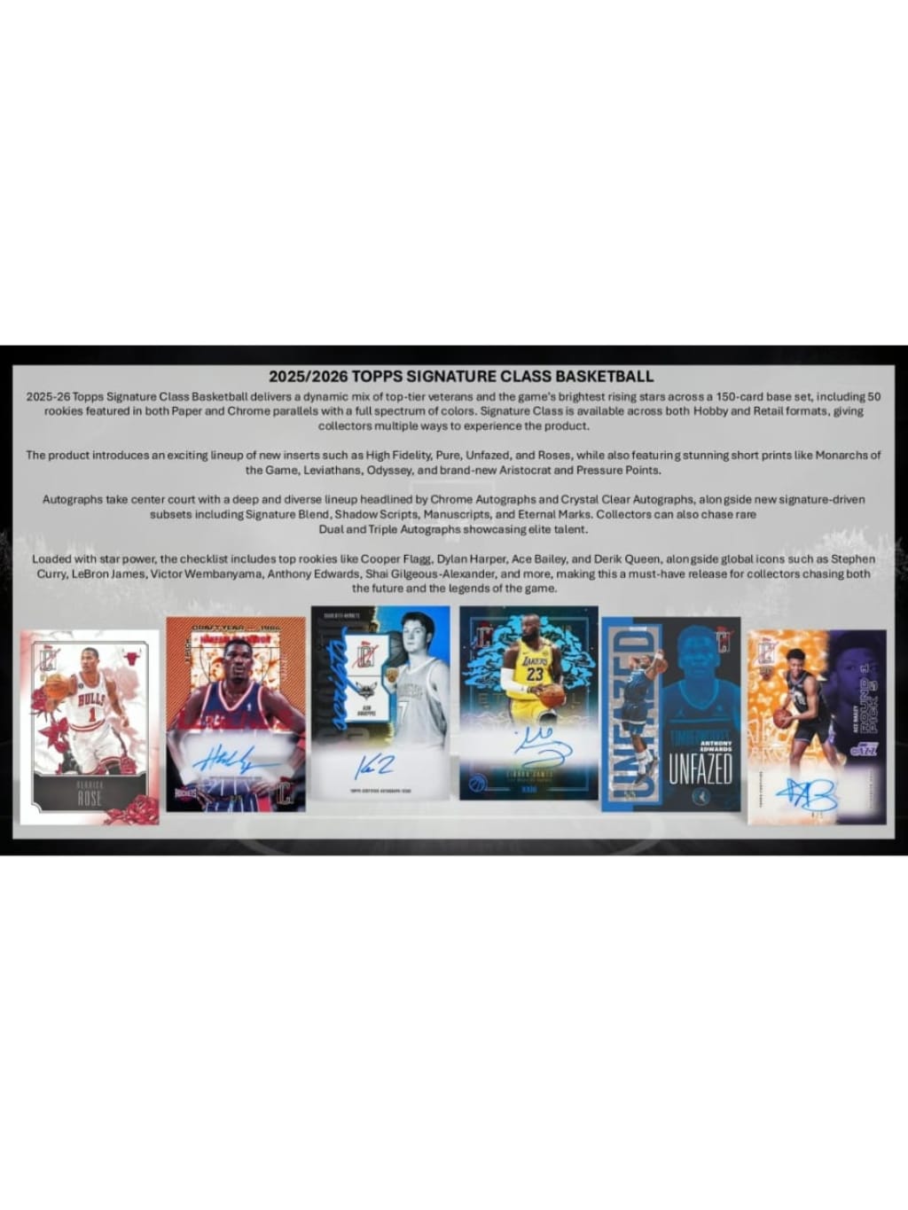 2025 Topps Signature Class NBA Mega Box